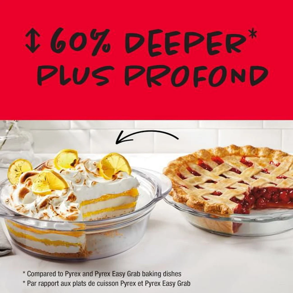 Pyrex® Deep 9.5" Round Baking Dish