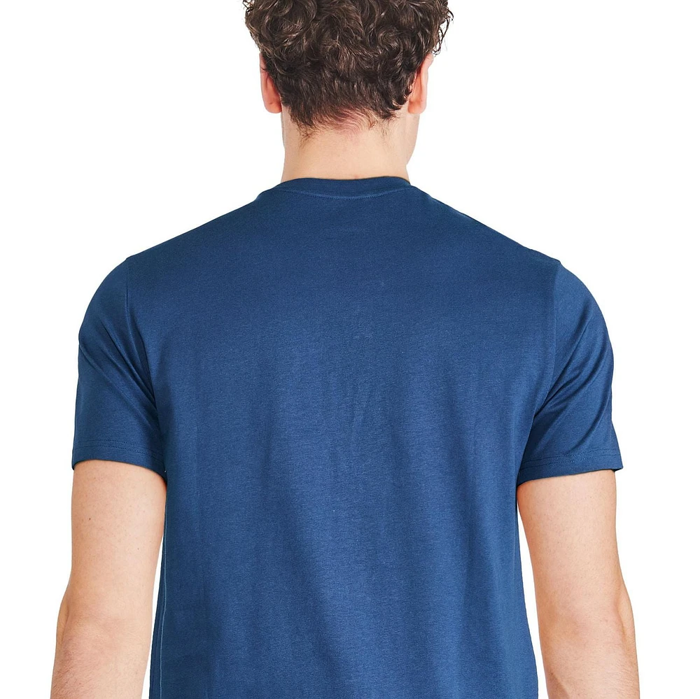 T-shirt avec pochette George pour hommes Tailles P-2XL