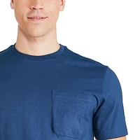 T-shirt avec pochette George pour hommes Tailles P-2XL
