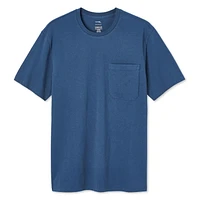 T-shirt avec pochette George pour hommes Tailles P-2XL