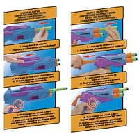 Adventure Force Clash Force Combo, 4-pack dart blaster set