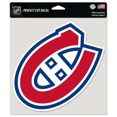 Montreal Canadiens Perfect Cut Color Decal 8" X 8"