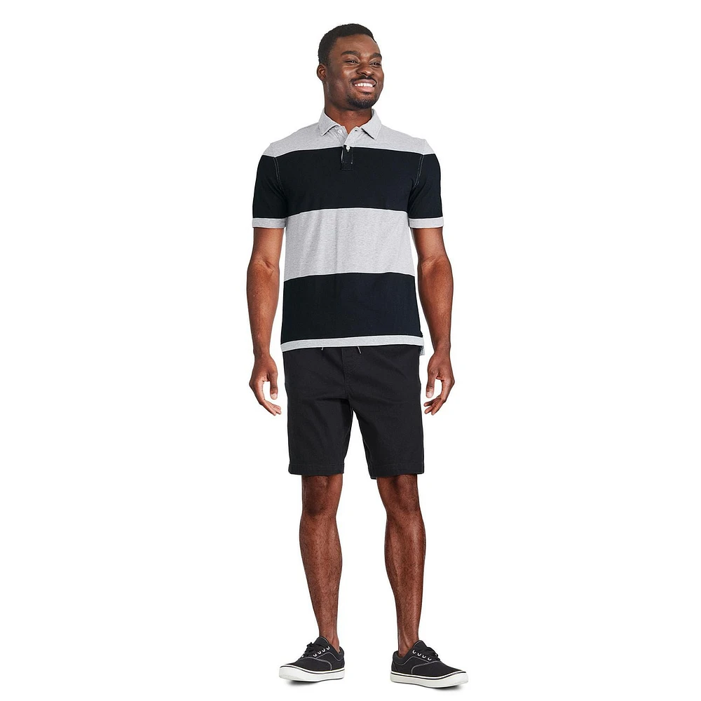 Polo à manches courtes George pour hommes Tailles P-2XL