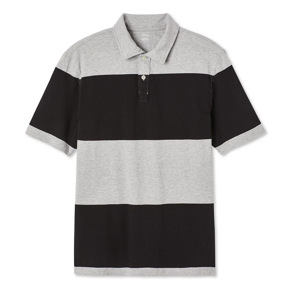 Polo à manches courtes George pour hommes Tailles P-2XL