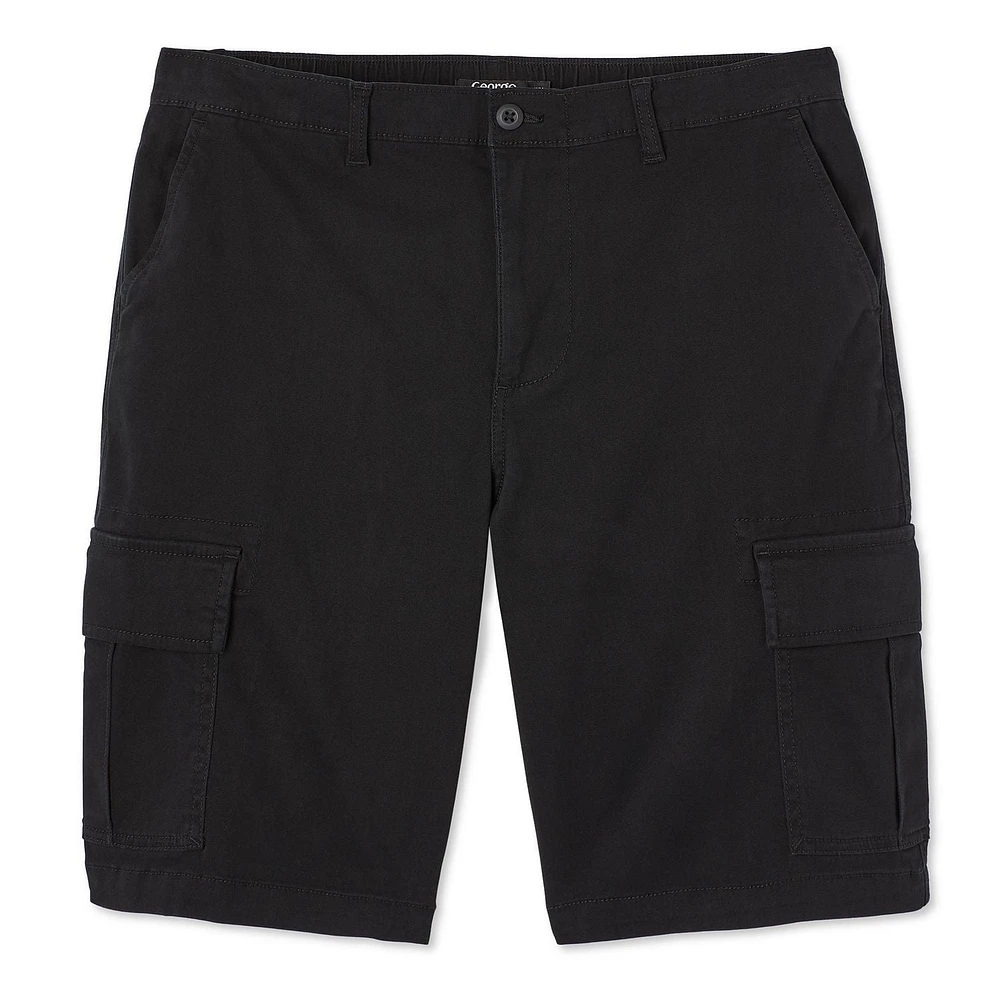 Short cargo en twill George pour hommes Tailles P-2XL