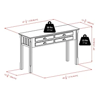 20450 Timber Console Table