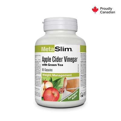 Métaslim Vinaigre de cidre de pomme avec thé vert 90 gélules