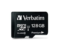 Verbatim 44085 128GB Premium microSDXC Memory Card with Adapter