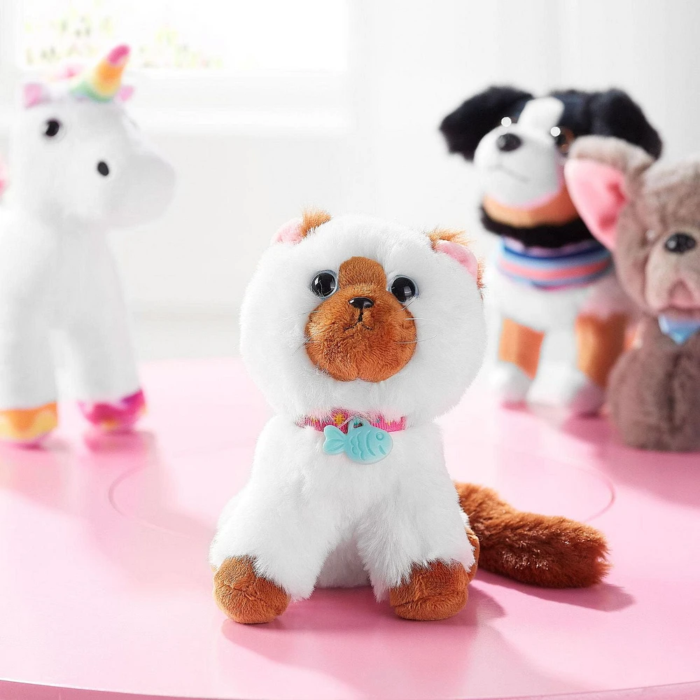 My Life As Plush Pet Companion for 18” Dolls, 1 Piece, White Cat