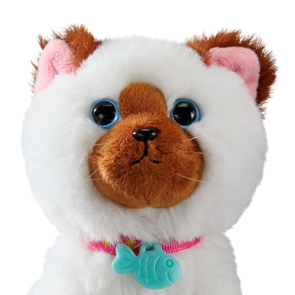 My Life As Plush Pet Companion for 18” Dolls, 1 Piece, White Cat