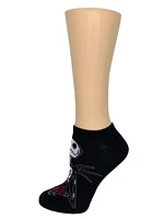 Nightmare Before Christmas Women's No-Show Socks, 3-Pack, Size 4-10, Lightweight Women's No-Show Socks