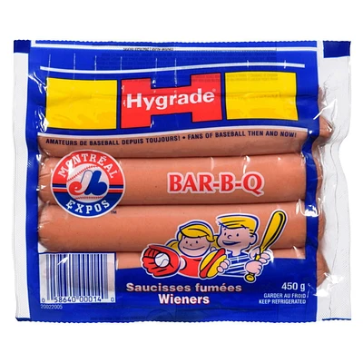 Hygrade Bar-B-Q Wieners, 450 g