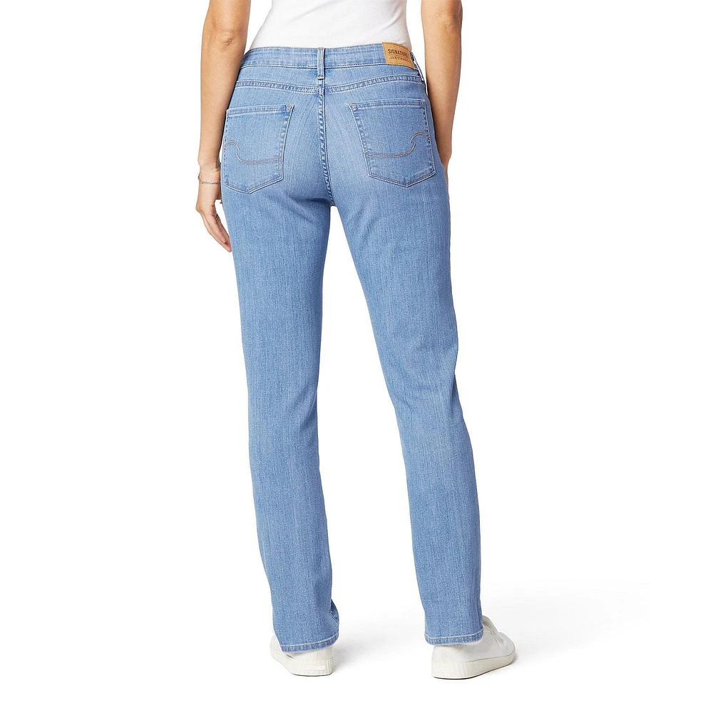 Levi Strauss Signature™ Women's Mid Rise Straight Jeans