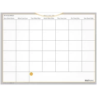 Wallmates Self-Adhesive Dry-Erase Undated Monthly Planner, 24 x 18