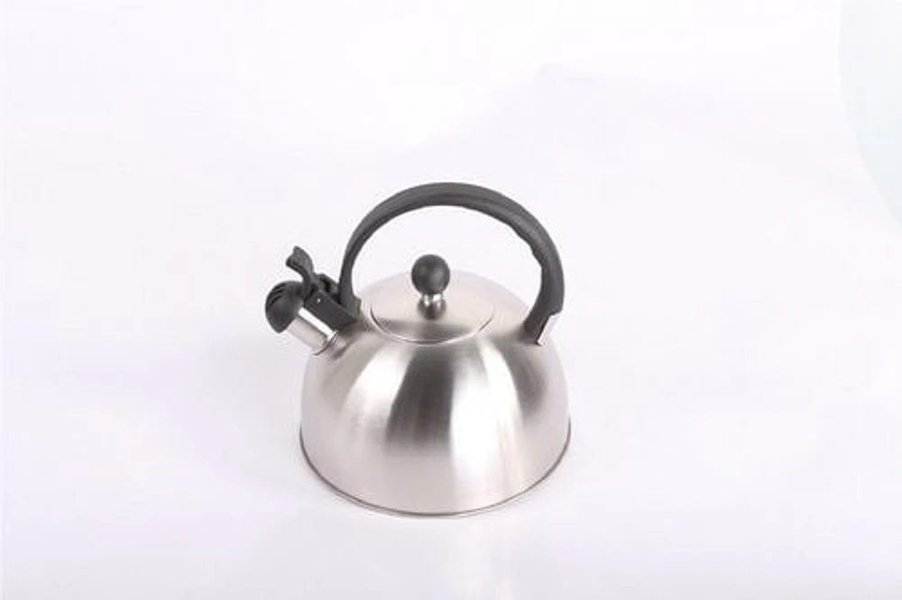 Mainstays Whistling Tea Kettle, 2.5 L, Brushed Stainless Steel