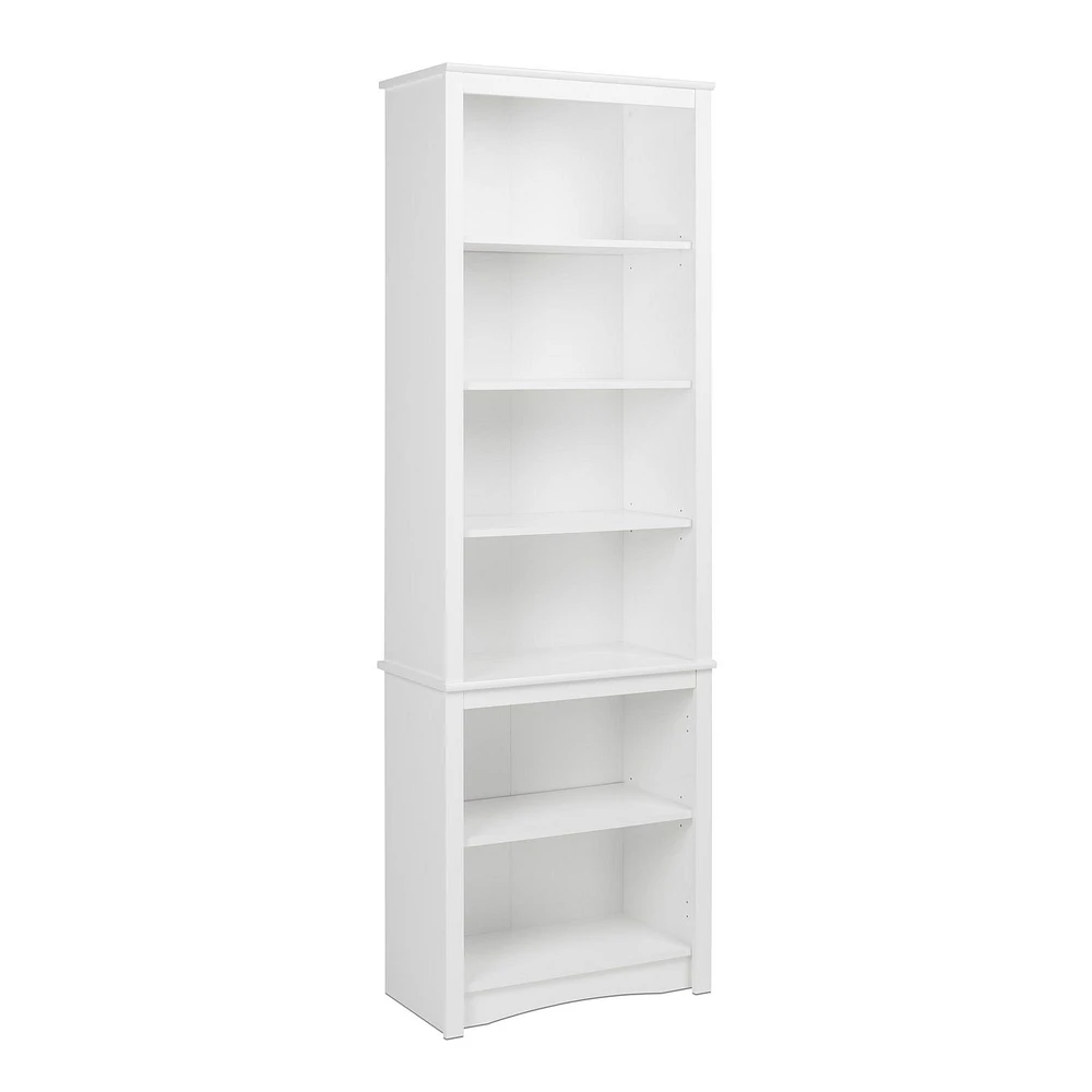 Tall Bookcase, White