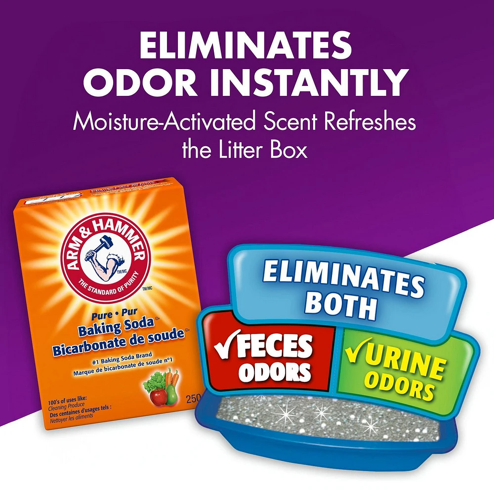 Désodorisant pour litière de chats ARM & HAMMER(MC) à protection double 850g