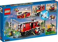 LEGO City Fire Command Unit Set with Fire Engine Toy 60374, Includes 502 Pieces, Ages 7+