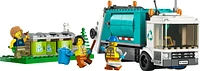 LEGO City Recycling Truck 60386, Toy Vehicle Set with 3 Sorting Bins, Gift Idea for Kids 5 Plus Years Old, Educational Sustainable Living Series, Includes 261 Pieces, Ages 5+