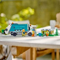 LEGO City Recycling Truck 60386, Toy Vehicle Set with 3 Sorting Bins, Gift Idea for Kids 5 Plus Years Old, Educational Sustainable Living Series, Includes 261 Pieces, Ages 5+