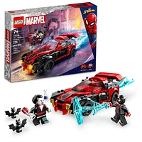 LEGO Marvel Spider-Man Miles Morales vs. Morbius Building Toy, Spider-Man Day Gift Idea, 76244, Includes 220 Pieces, Ages 7+