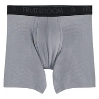 Fruit of the Loom Men's Breathable Micro-Mesh Boxer Brief, 3-Pack