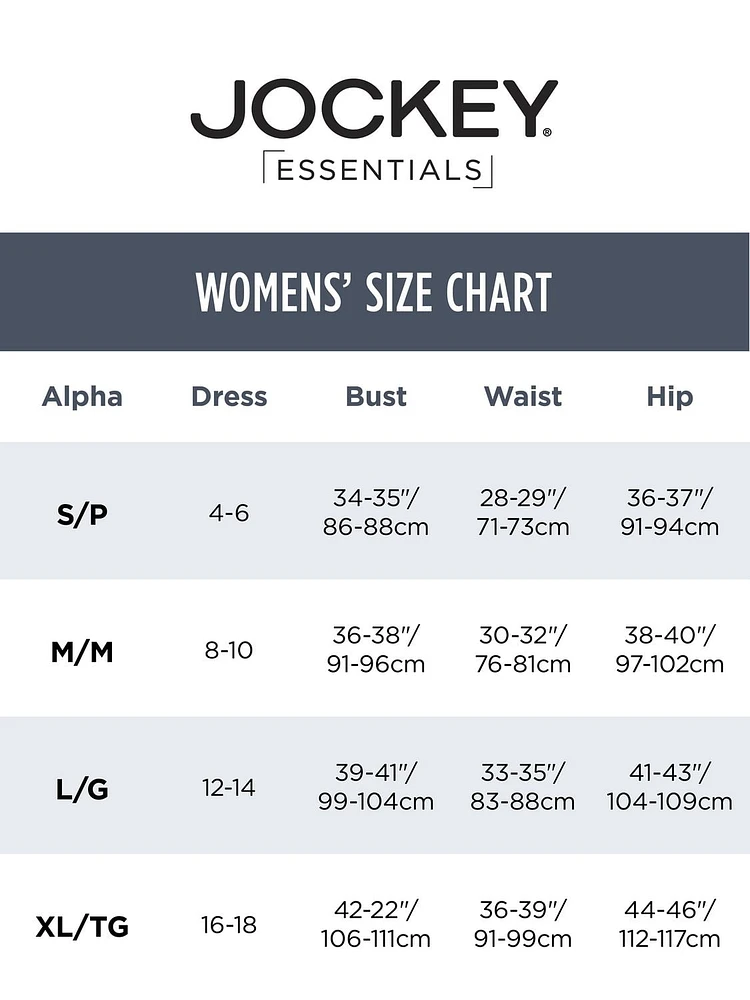 Jockey Essentials Women's Shapewear 2-Pack Brief, Slimming Brief