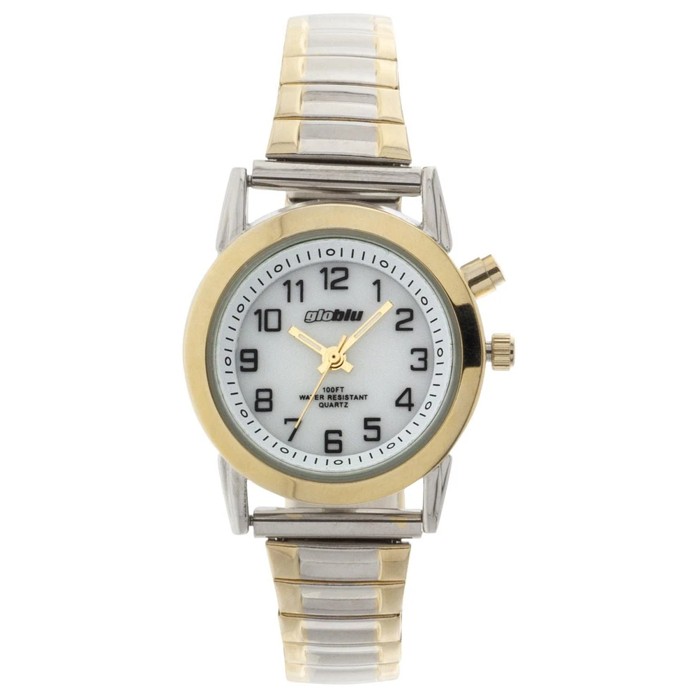 Globlu Ladies Easy Read Two Tone Analog Watch, Ladies Globlu Watch