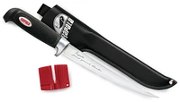 Rapala 4" Soft Grip Fillet Knife with Sharpener