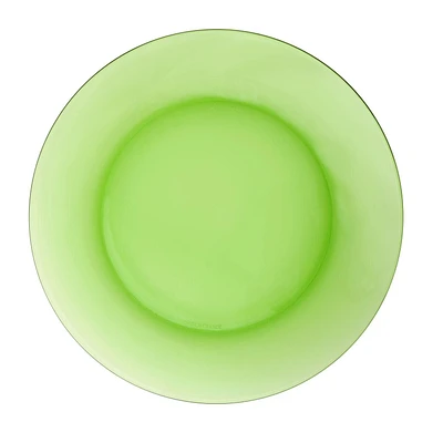 Duralex Lys Vert Assiette Plate 23 cm, Ensemble de 6