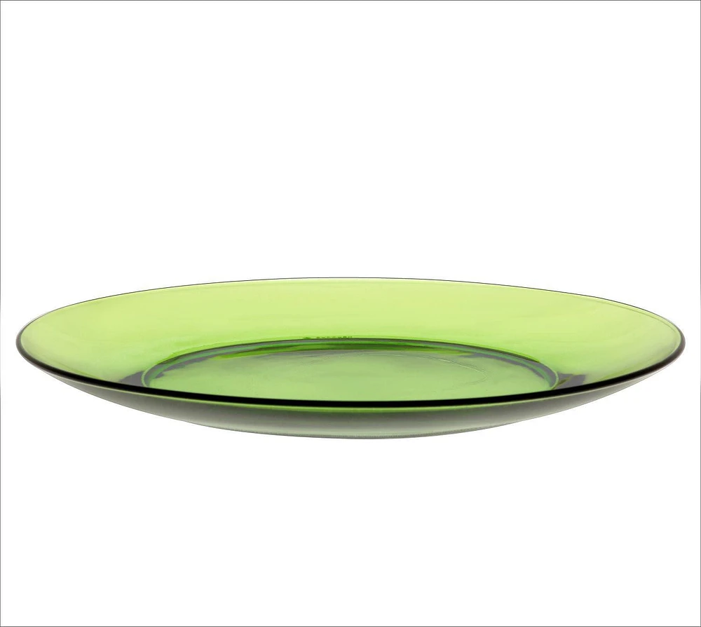 Duralex Lys Vert Assiette Plate 23 cm, Ensemble de 6