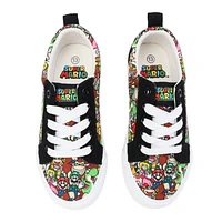Super Mario Youth Boys Lace Up Sneakers boys' sneakers, fun & stylish.
