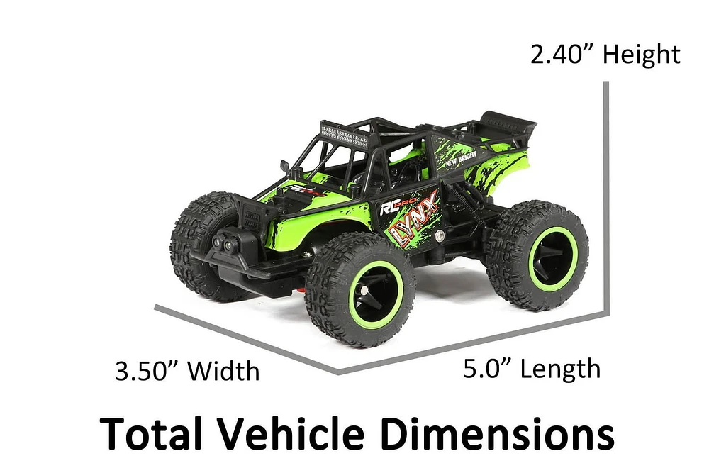 NEW BRIGHT 1:43 Remote Control LED RC PRO LYNX BUGGY