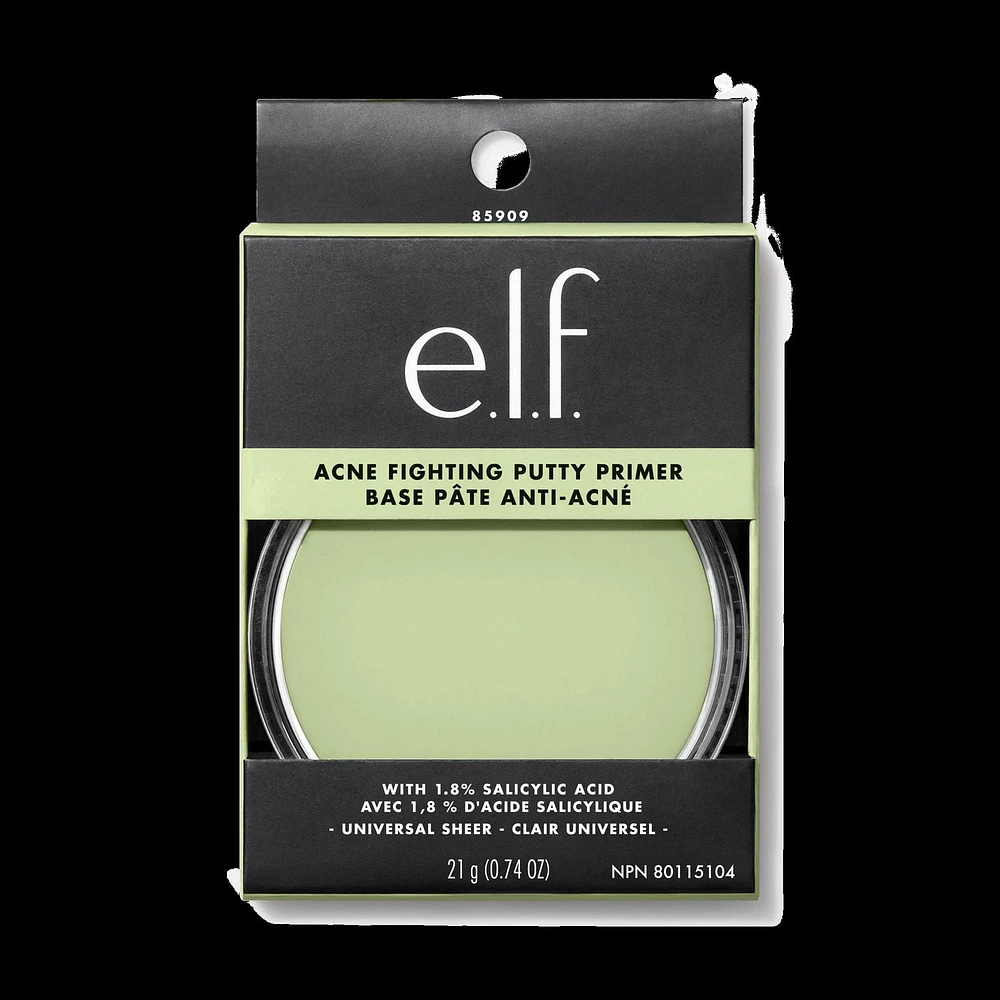 e.l.f. Cosmetics Acne Fighting Putty Primer, Face Primer, 21 g