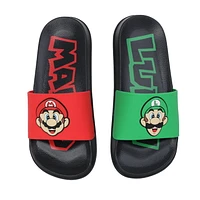 Nintendo Mario & Luigi Boy's Slides Mario & Luigi slides with vibrant Nintendo design.
