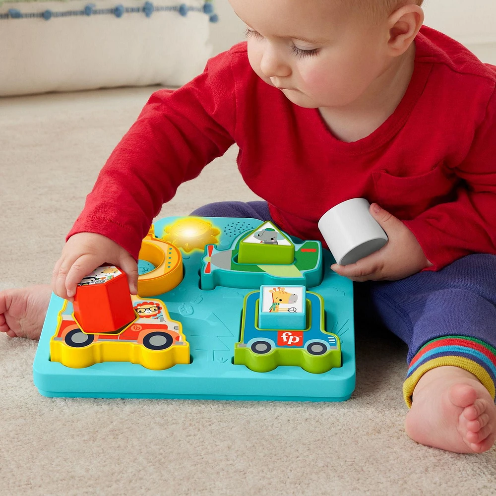 Fisher-Price Casse-tête Véhicules, formes et sons Âges 9M+