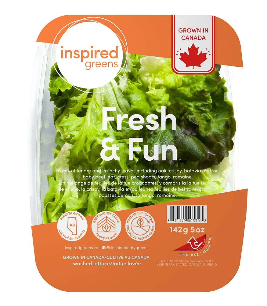 Inspired Greens Fresh & Fun Lettuce Blend