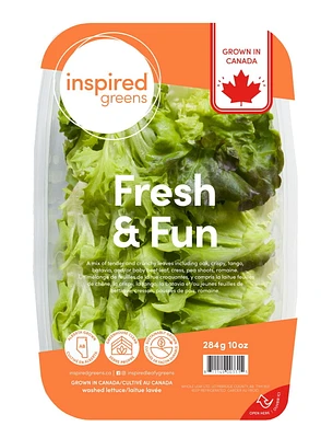 Inspired Greens Fresh & Fun Lettuce Blend 284g, Lettuce Blend