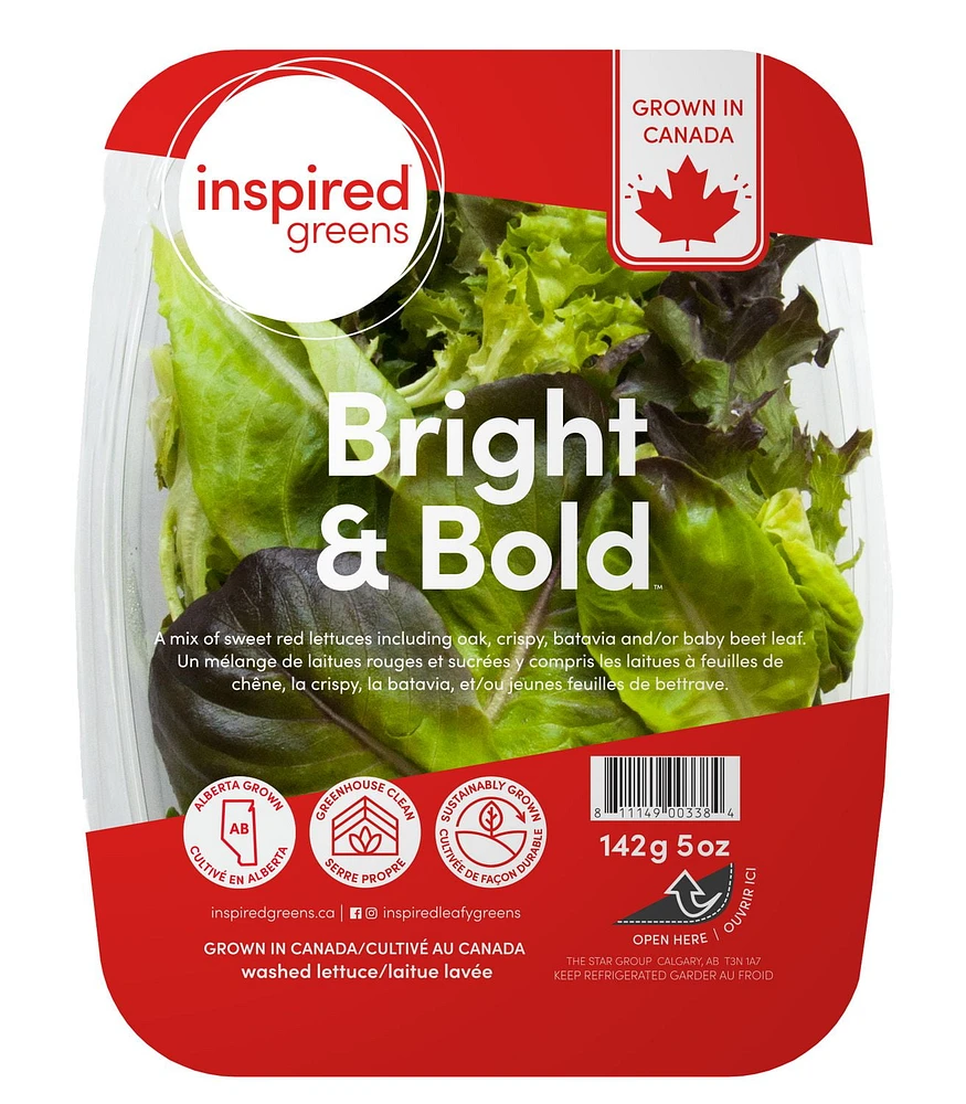 Inspired Greens Bright & Bold Lettuce Blend 142g