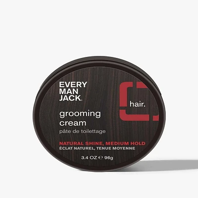 Every Man Jack Hair Styling Grooming Cream | Casual Hold For Most Hair Lengths, Naturally Derived, Cruelty-Free Mens Styling Cream | 3.4-ounce- 1 Tin, Every Man Jack  Cream