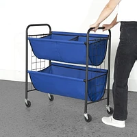 neatfreak! 2 Tier Garage Organizer with Casters