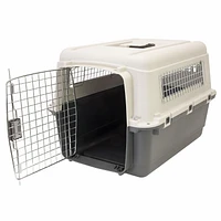 SportPet 27 Inch Durable Plastic Dog Kennel, 27IN PLASTIC KENNEL