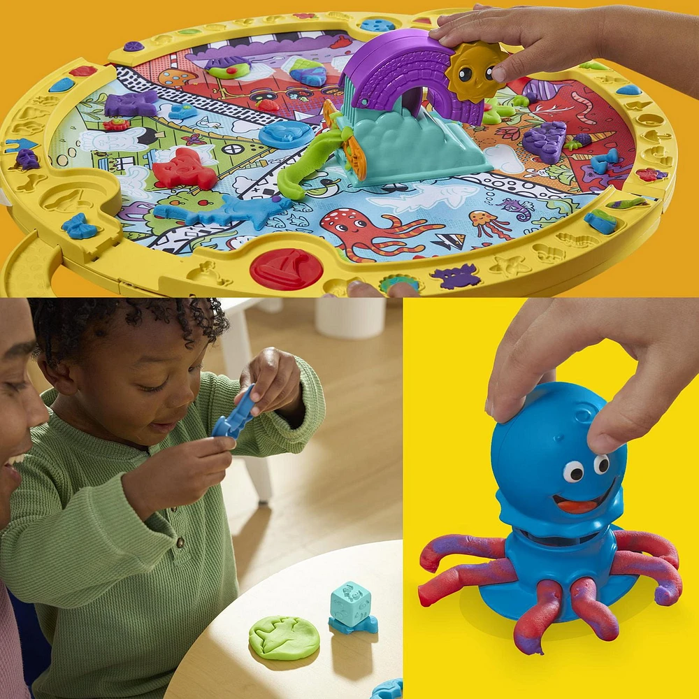 Play-Doh Fold and Go Playmat Starter Playset, Ages 3 and up