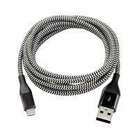 blackweb ™ 1.8 meter Lightning to USB-A Connector Charge & Sync Cable (Black), Transfer data & charge device