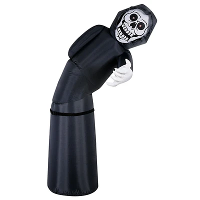 Occasions Airflowz Animated 6ft Inflatable Lurking Reaper w/ Red Eyes Lights