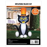 Occasions Airflowz 5ft Inflatable Black Cat