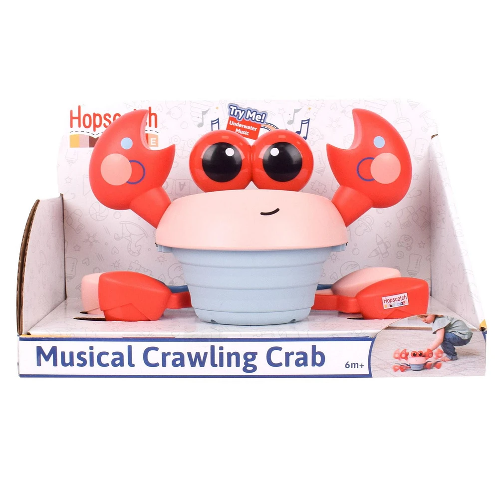 HOPSCOTCH LANE DANCING CRAB, Musical Crawling Crab