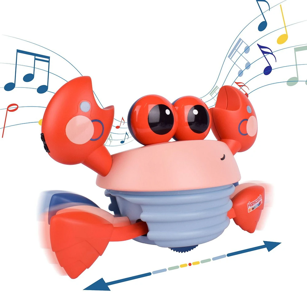 HOPSCOTCH LANE DANCING CRAB, Musical Crawling Crab