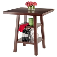 Winsome Orlando High Table with 2 Shelves - 94034