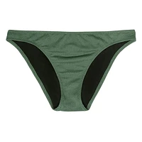 Summer Flirtt Bas de bikini taille basse en piqué lurex pour femme